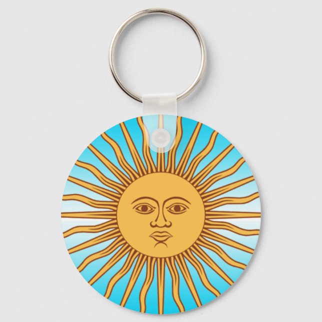 Argentina - Flag Sun - Chaveiro (Frente)