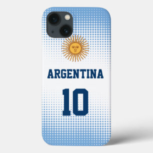 Argentina Flag Sun of May - Custom Player Number (