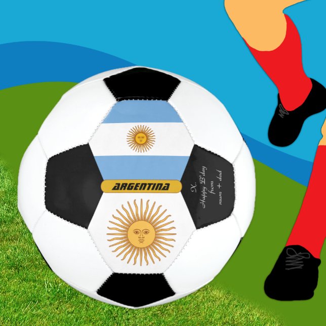 Argentina personalizada, bandeira, bola de futebol (Criador carregado)