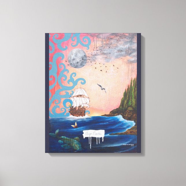Argo Navis por Josephine DeFrancis Canvas (Frente)