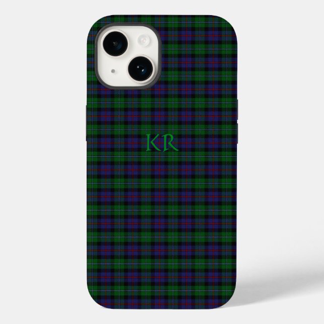 Argyll District Tartan com monograma / nome (Verso)