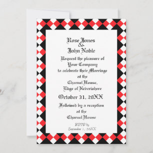 Argyll Ivory XI (Ruby) Convite para Casamento