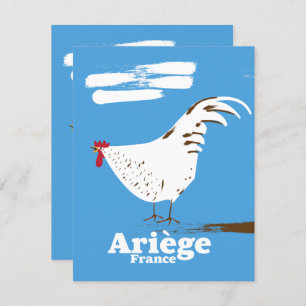 Ariège France poster de viagens.