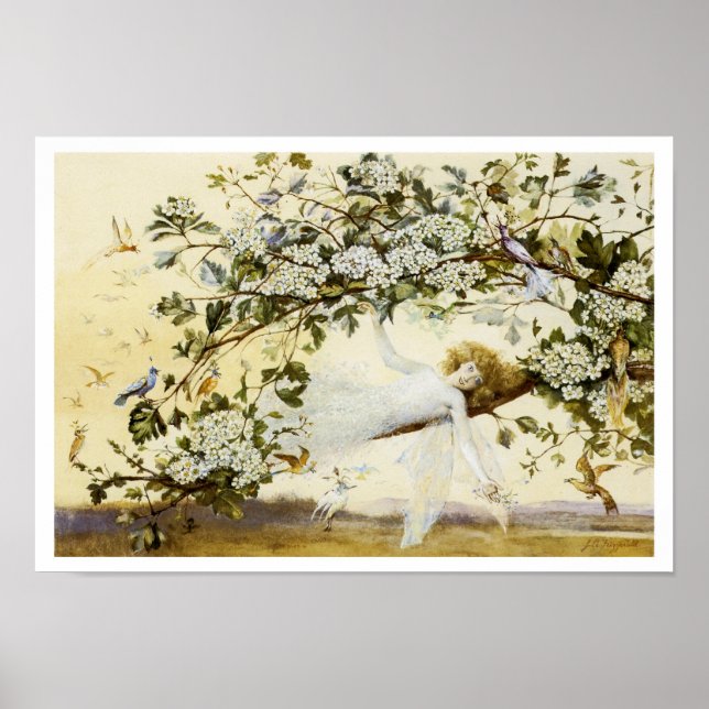 "Ariel" de Fitzgerald - Vintage Impressão (Frente)