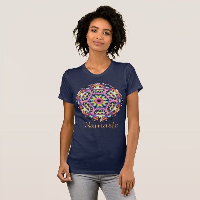 Ariel Namaste Kaleidoscope T-Shirt (Frente Completa)