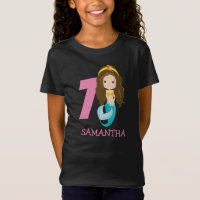 Ariel - Nossa Pequena Camiseta de 7 de aniversário