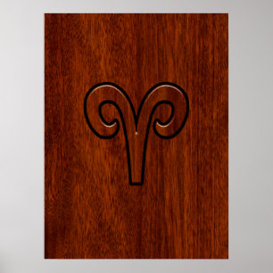 Aries assine Mahogany como impressão decor