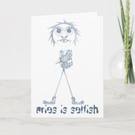 Aries [- BitchScope -] Cartão de Aniversário
