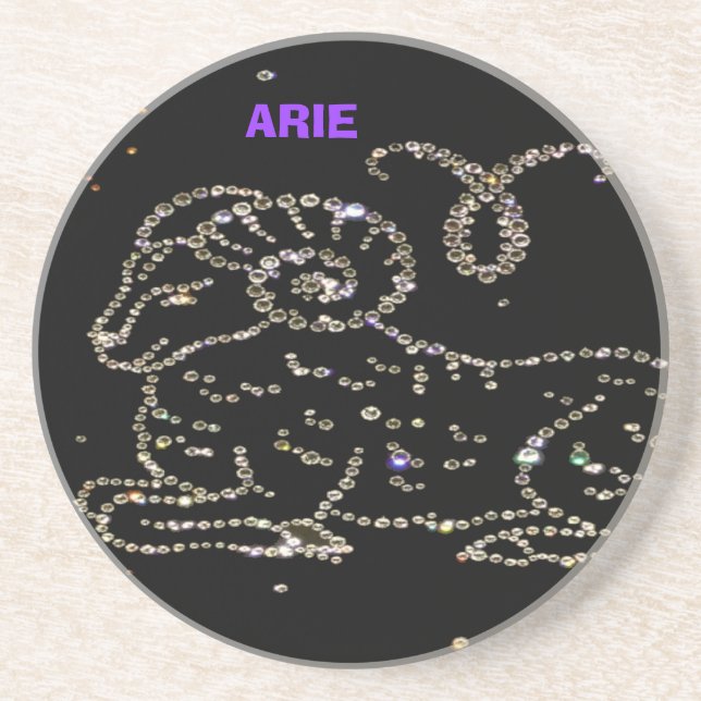 Aries - Porta copos astrologica (Frente)
