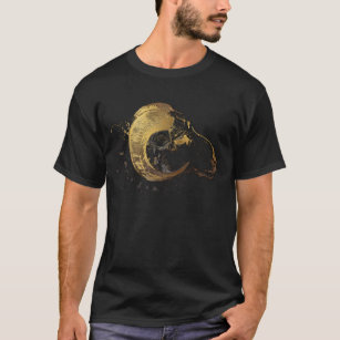 Aries - Ram com Cavalos ouros - T-shirt