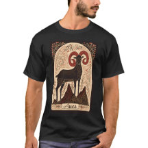 Aries - T-Shirt Celestial Arte Zodiaca