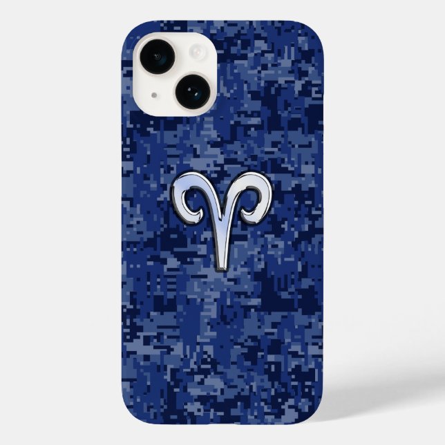 Aries Zodiac - Sinal no Marinho Blue Camo (Verso)
