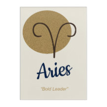 Aries Zodiac Wall Art- Impressão acrílico