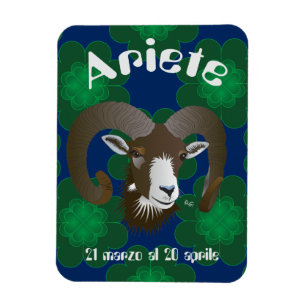 Ariete 21 al marzo 20 Premium Flexi íman Aprile