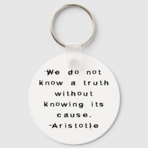 Aristotle: Saiba uma verdade - o chaveiro de um