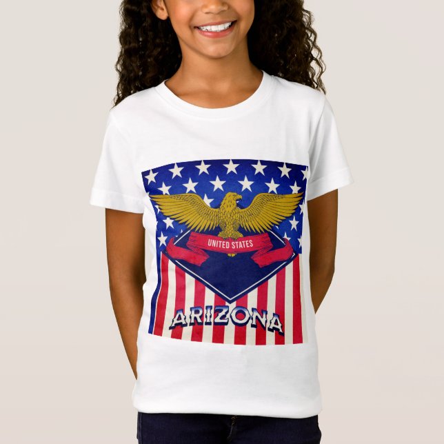 Arizona EUA Flag T-Shirt (Frente)