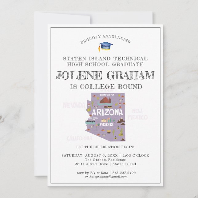 Arizona | Festa de formatura Colégio (Frente)