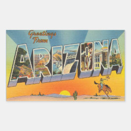 Arizona, Folha de 4 adesivos para Arizonas