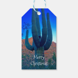 Arizona Saguaro Cactus Personalizado Etiqueta de P