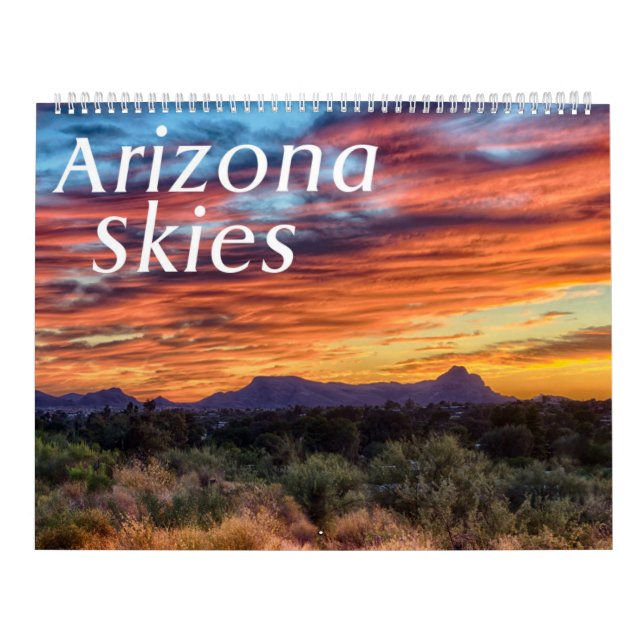 Arizona Skies grande calendário de duas páginas (Capa)