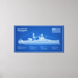 ARIZONA USS - ABD de Planos de Impressão Blueprint