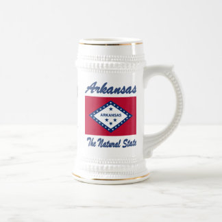 Arkansas a caneca de cerveja da cerveja do estado