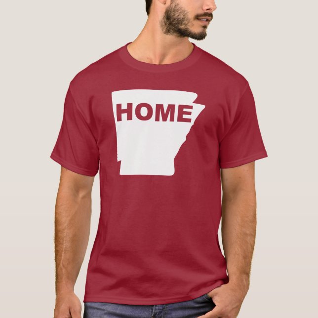 Arkansas Afasta-Se Das Camisetas De Camisas Estata (Frente)
