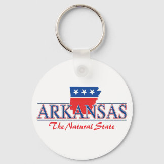Arkansas Red White e Blue Chaveiro