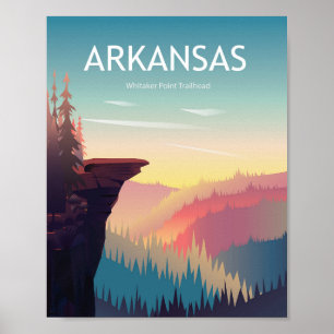 ArkansasTravel poster - viagem dos Estados Unidos 