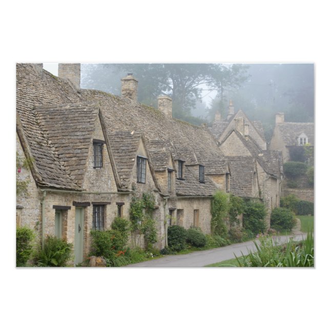 Arlington Row, impressão de fotos de Bibury (Frente)