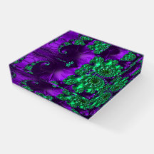 ARLO ~ Fractal Roxo Verde