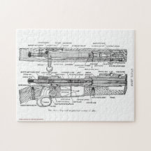 Arma Leve Springfield Quebra-Cabeça Cortado