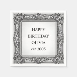 Armação de rolo de guardanapo personalizada vitori