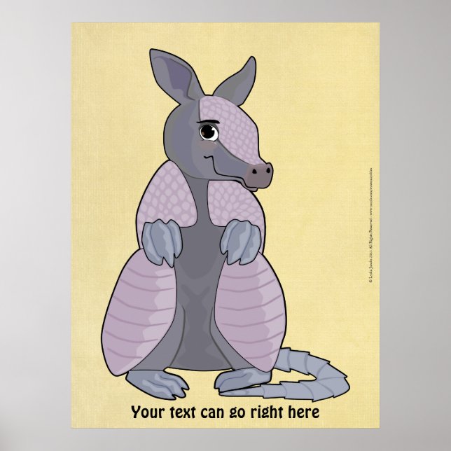 Armadillo Poster Impressão (Frente)