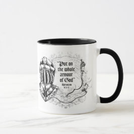 Armadura da caneca de café do deus