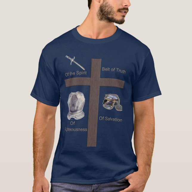 Armadura de cheio de camiseta de Deus (Frente)
