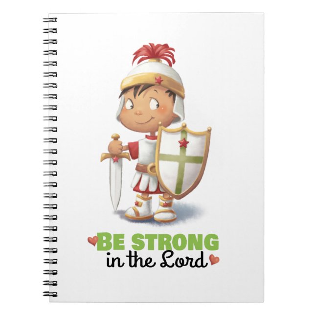 Armadura do caderno do verso da bíblia do deus (Frente)