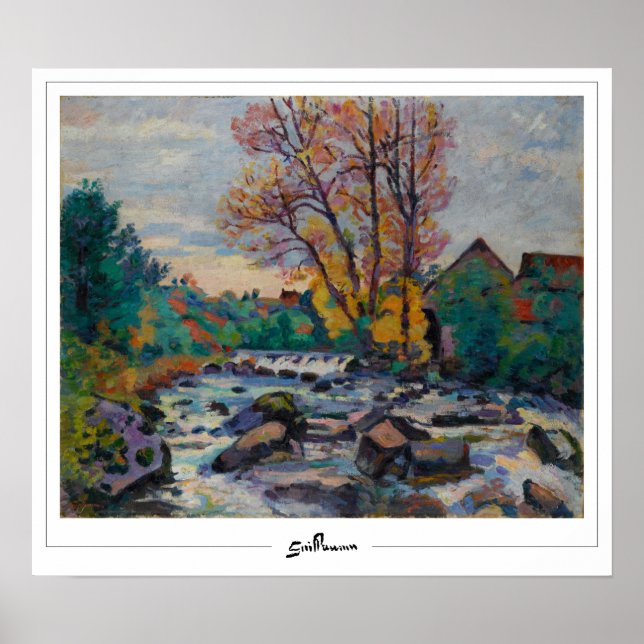 Armand Guillaumin Zedign Art Poster nº 10 (Frente)