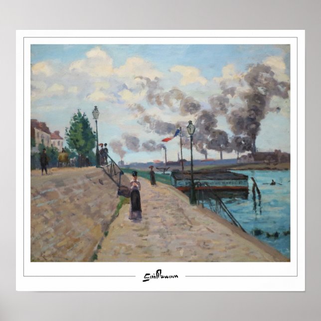 Armand Guillaumin Zedign Art Poster nº 134 (Frente)