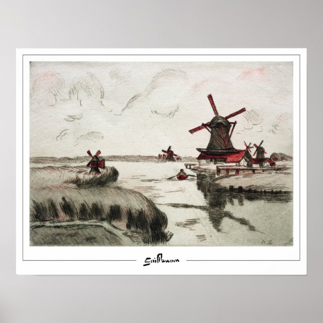 Armand Guillaumin Zedign Art Poster nº 140 (Frente)