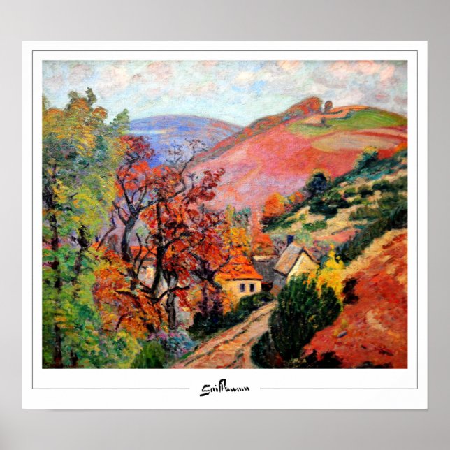 Armand Guillaumin Zedign Art Poster nº 17 (Frente)