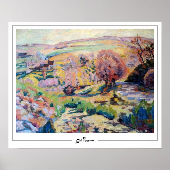 Armand Guillaumin Zedign Art Poster nº 41 (Frente)