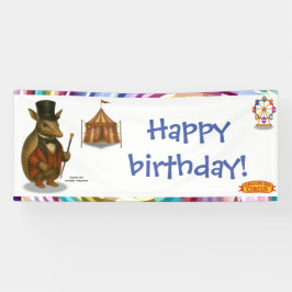 Armand o armadillo apresentador de circo