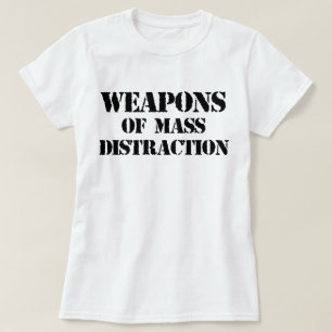 Armas do t-shirt maciço da distracção