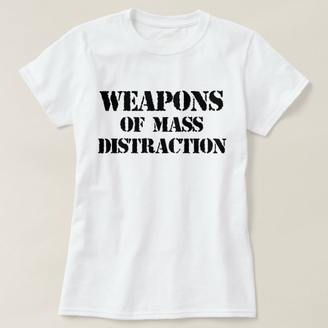 Armas do t-shirt maciço da distracção (Frente do Design)