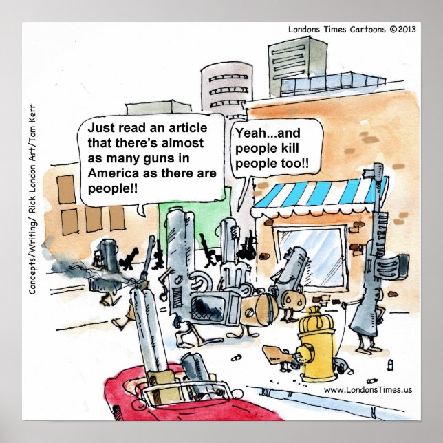 Armas Não Matar Pessoas Poster (Frente)