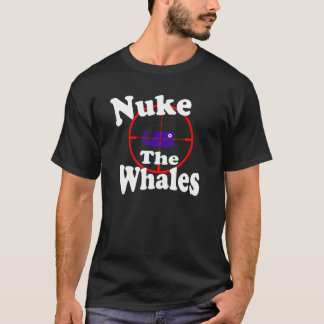 Armas nucleares o t-shirt das baleias