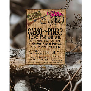 Armas ou Gênero Luminoso Convite para Apresentação