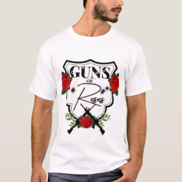 Armas ou Rosas Sexo Revelar Chá de fraldas T-Shirt