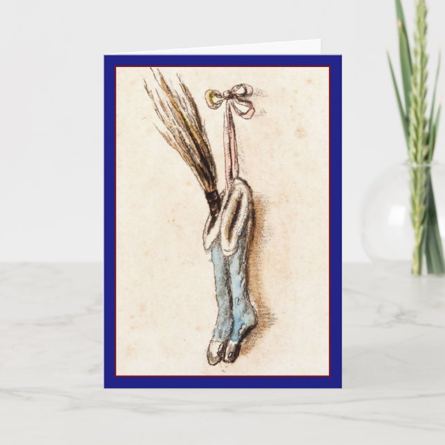 Armazenamento de Vintage - Cartão de Natal (Frente)